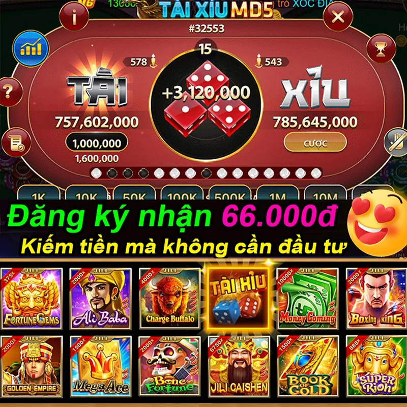Hình ảnh trò chơi nổ hũ với giải thưởng jackpot lớn